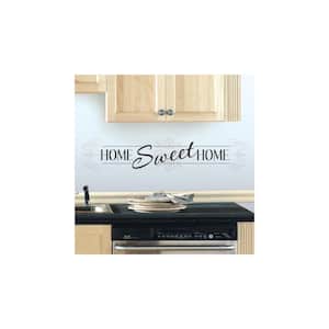 5 in. x 11.5 in. Home Sweet Home 3-Piece Peel and Stick Wall Decal