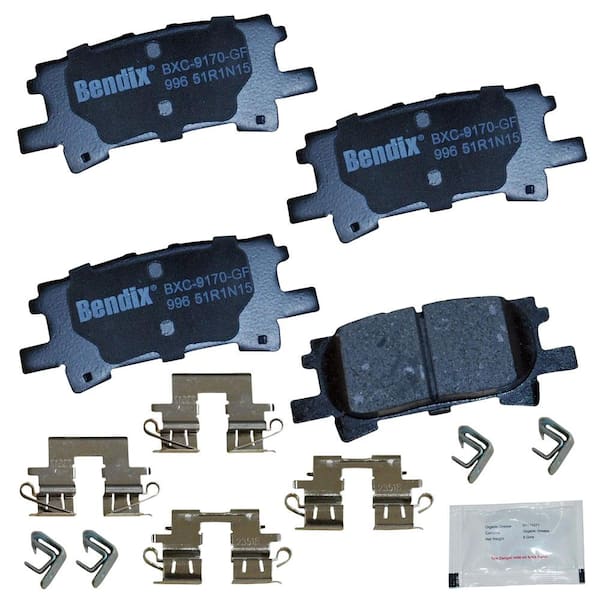 Bendix Premium Copper Free Disc Brake Pad Set 2002 Ford E-350 Super Duty