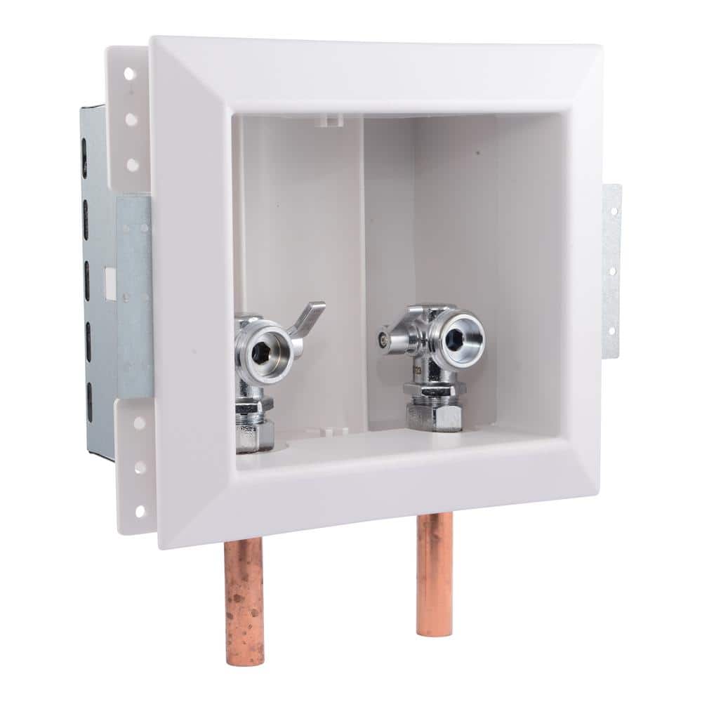 1/2 in. Copper x 3/4 in. Male Hose Thread Fire-Rated Washing Machine Outlet Box price history on PriceWatchPro