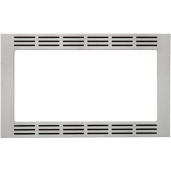 Panasonic 27 in. Wide Trim Kit for Panasonic's 1.2 cu. ft. Microwave Ovens in Stainless Steel