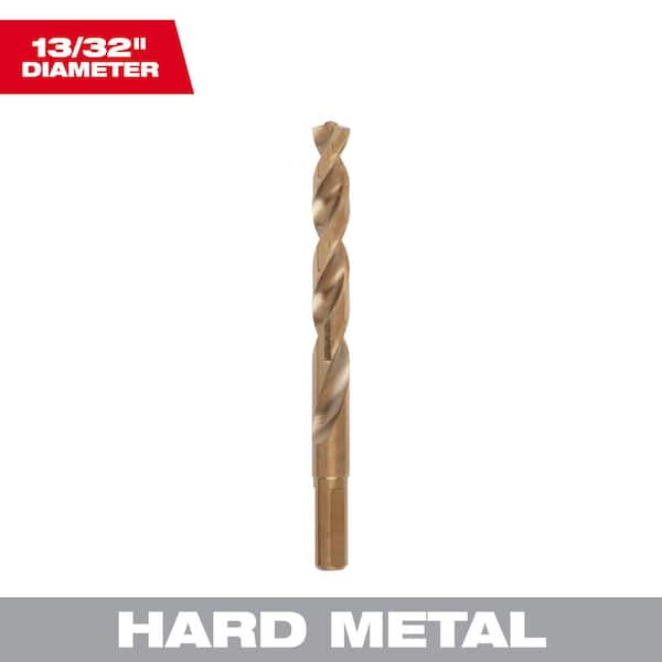 Milwaukee 13/32 in. Cobalt Red Helix Drill Bit