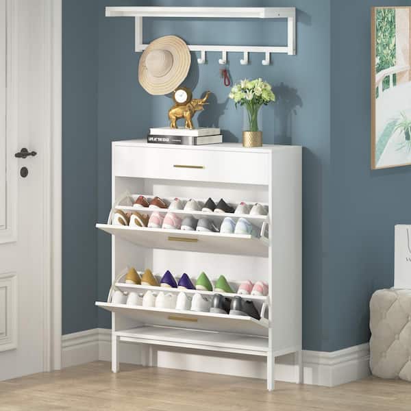Shoe Storage Cabinet with Trays – The Created Home