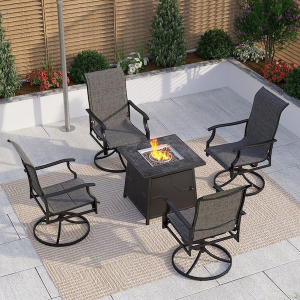 High top fire discount pit table set