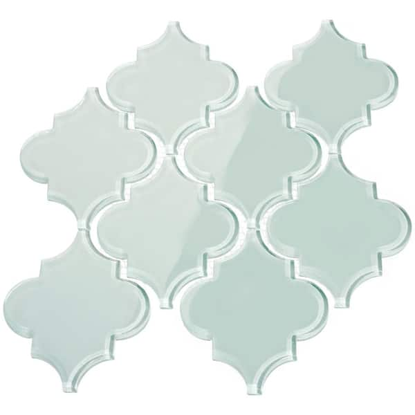 Tiffany Twist Water Glass in Glass, Size: 12.2 in.