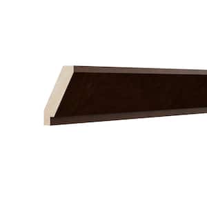 Designer Series 3x96x0.625 in. Transitional Crown Molding in Spice