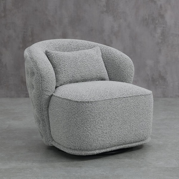 Black and white 2024 barrel chair