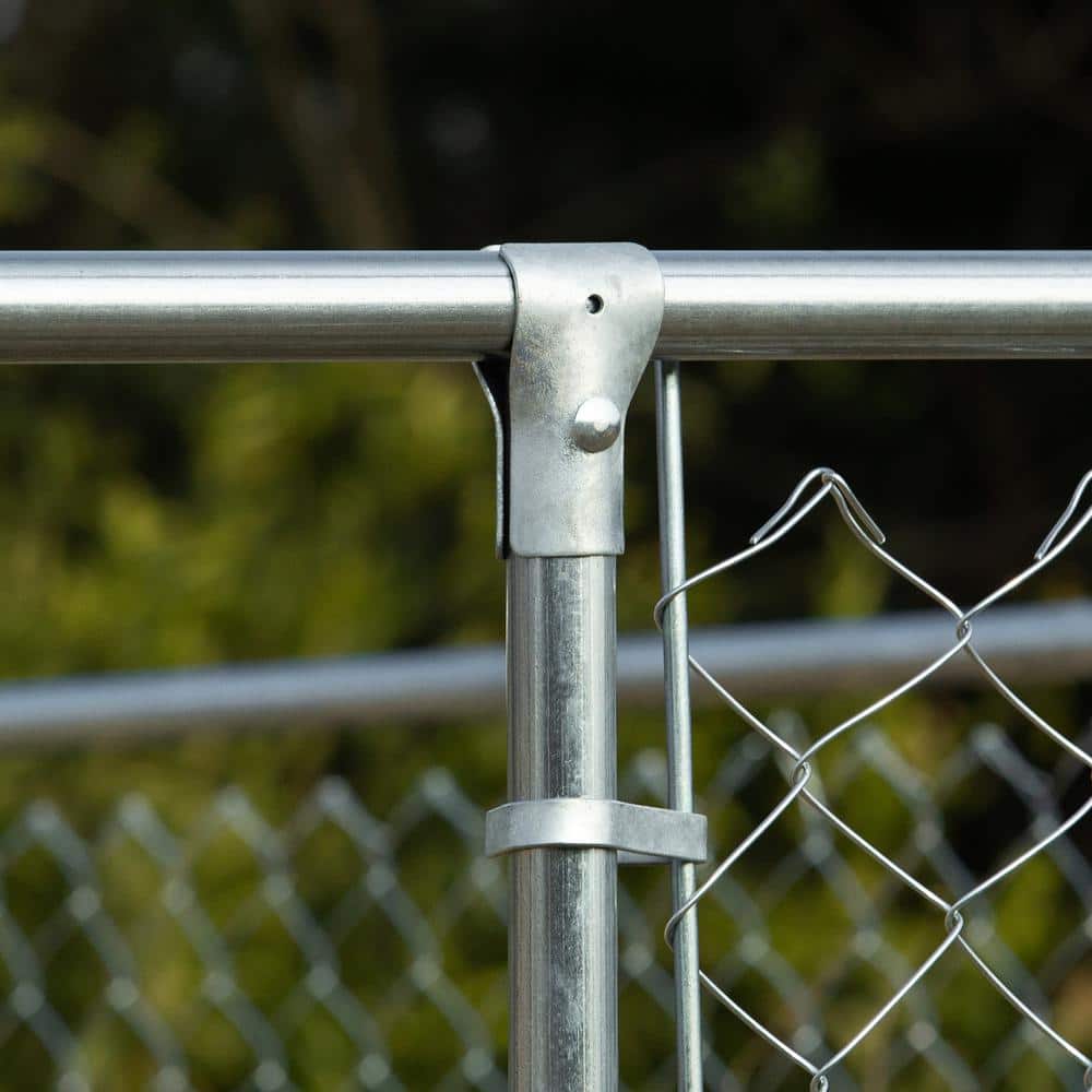 Large Outdoor Galvanized Steel Dog Kennel with Roof