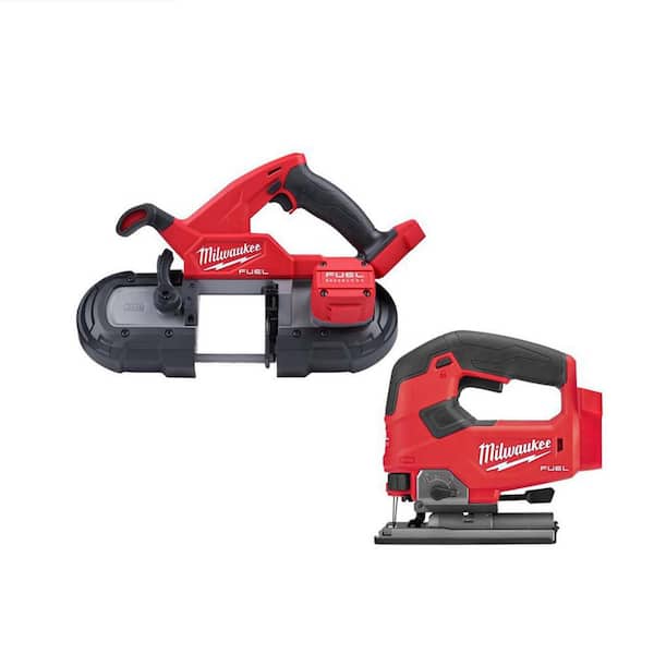 Milwaukee M18 FUEL 18V Lithium-Ion Brushless Cordless Compact Bandsaw w/FUEL Jigsaw