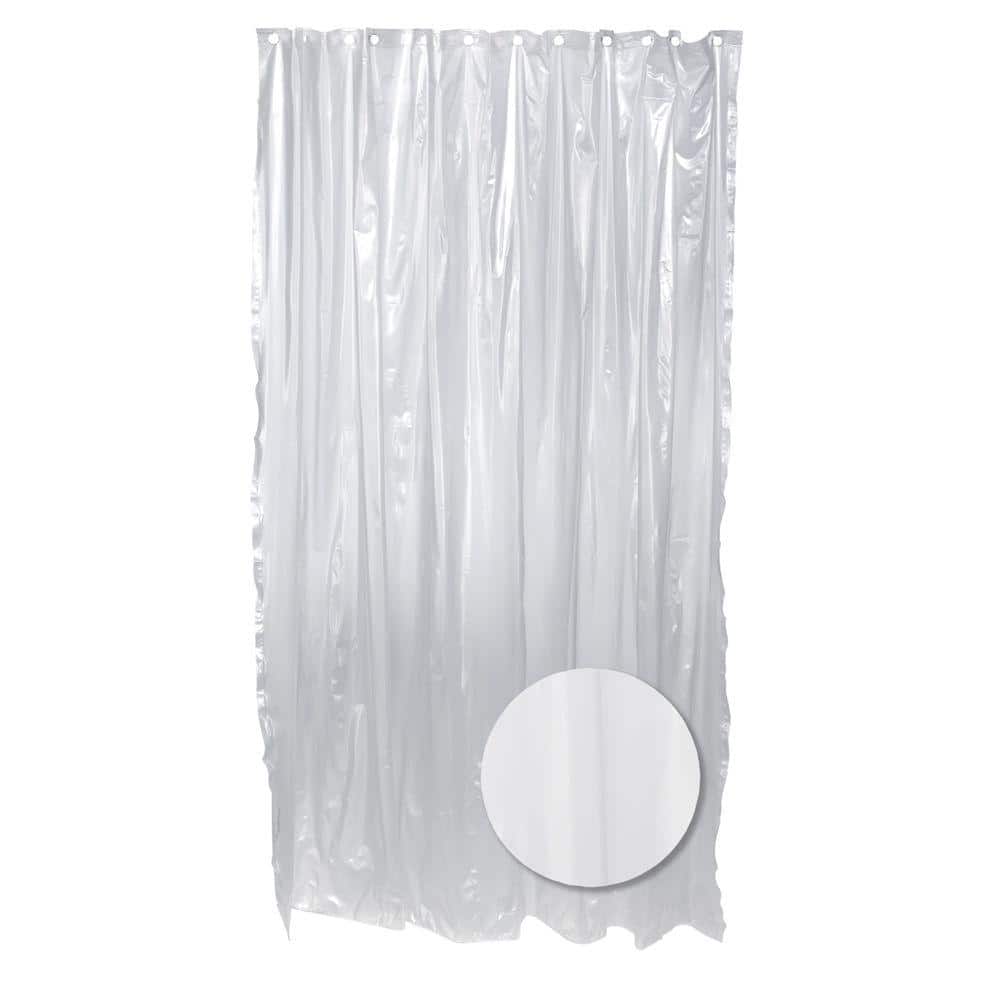 UPC 043197114549 product image for 70 in. W x 72 in. H Vinyl Shower Curtain Liner in White | upcitemdb.com