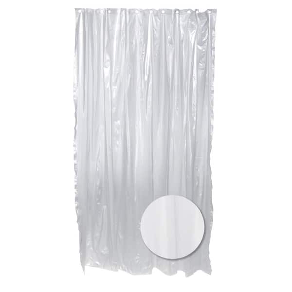Vinyl Shower Curtain Liner, Magnetic Clear Shower Curtain Liner