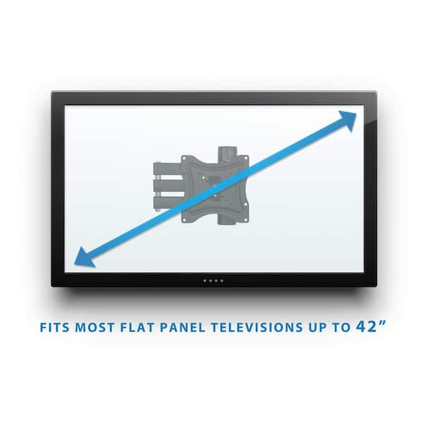 MOUNT-IT! Full Motion TV Wall Mount with Extra Long Extension for 42 in. to  80 in. Screen Sizes MI-372 - The Home Depot