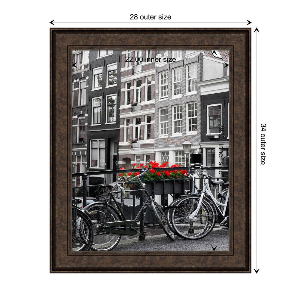 Ridge Bronze 22x28 Handcrafted Picture Frame