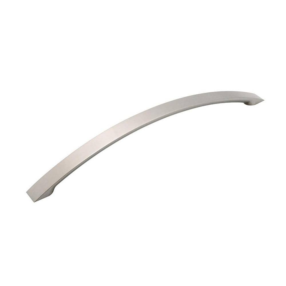 Satin Nickel 8" Arch Cabinet Handle with Mounting Hardware