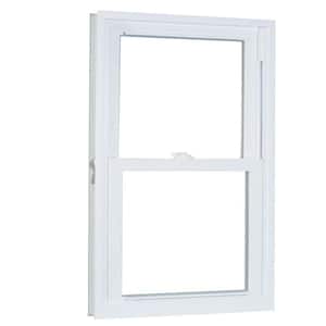 31.75 in. x 53.25 in. 70 Series Pro Double Hung White Vinyl Window with Buck Frame