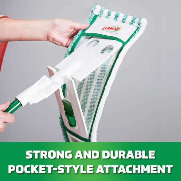 Libman 18 in. Microfiber Wet and Dry Flat Mop with 2-Piece Handle