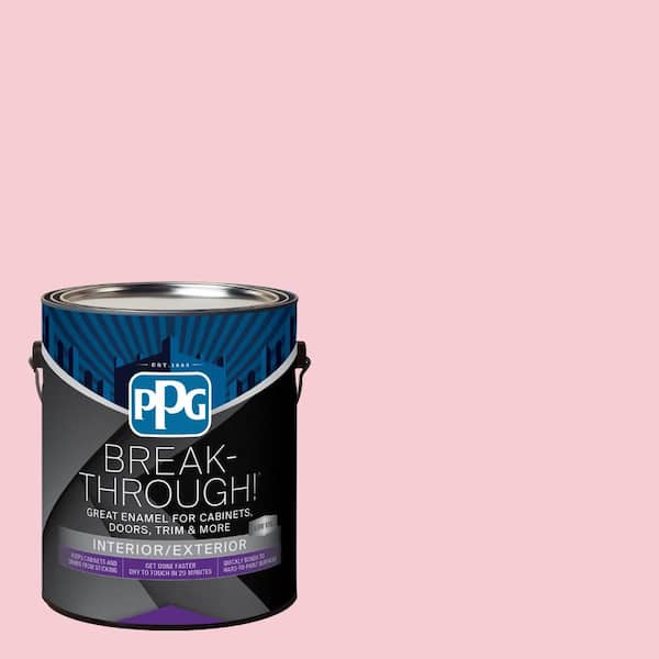 1 gal. PPG1184-2 Pleasing Pink Satin Door, Trim & Cabinet Paint