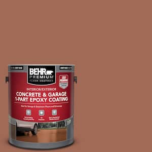 1 gal. #S180-6 Perfect Penny Self-Priming 1-Part Epoxy Satin Interior/Exterior Concrete and Garage Floor Paint