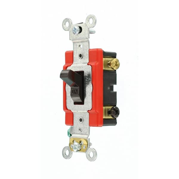 20 A 120/277V Industrial Heavy Duty 2-Pole Toggle Switch LEVITON 1222-2I 4x 