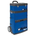 21 in. Mobile Tool Utility Cart with 3 Slide-Out Drawers and Removable Top Box with Carry Handle in Blue