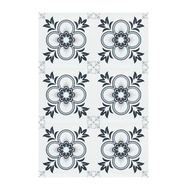 12 in. x 12 in. Vinyl Peel and Stick Backsplash Tile Stickers, Multi-Colored Wall Tile for Kitchen (12 sq. ft./ 12-Pack)