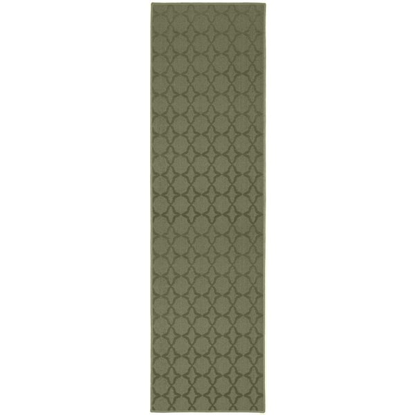 Sparta Sage 3 ft. x 12 ft. Runner Rug