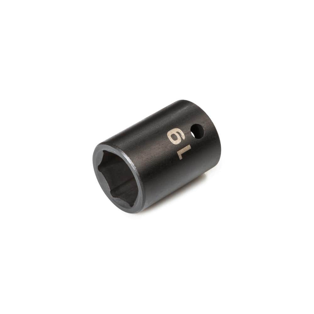 TEKTON 1/2 in. Drive x 19 mm 6-Point Impact Socket SID22119 - The Home ...