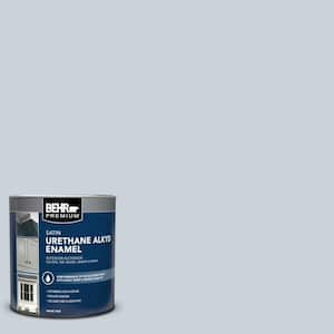 1 qt. #N480-1 Light Drizzle Satin Enamel Urethane Alkyd Interior/Exterior Paint