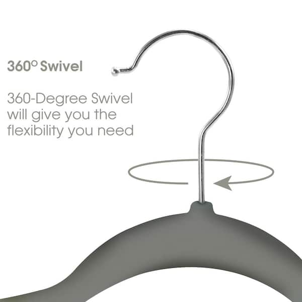 100pk Twist-N-Hook Foam Board Hangers, Black or White