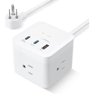 ProMounts 5 USB-A 1 USB-C Power Hub/Charging Station Flat Plug