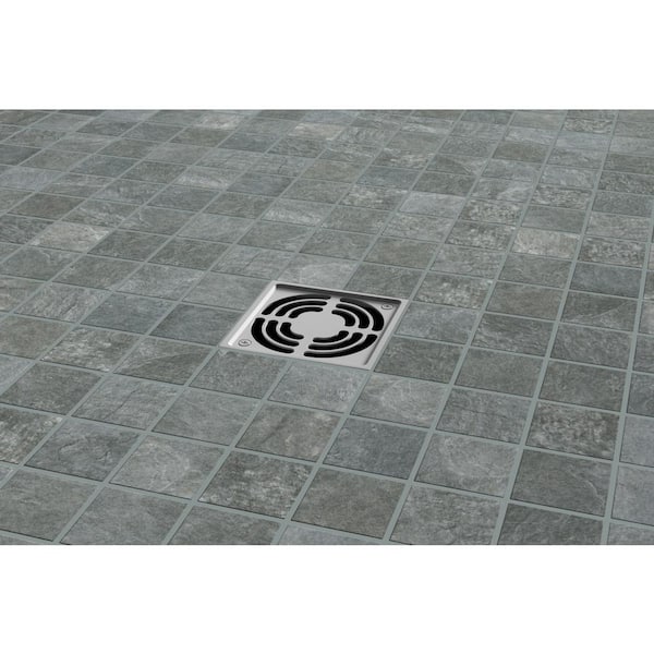 Brava Silver 13.11 in. x 13.11 in. Squares Matte Porcelain Mosaic Tile (1.194 sq. ft./Each)
