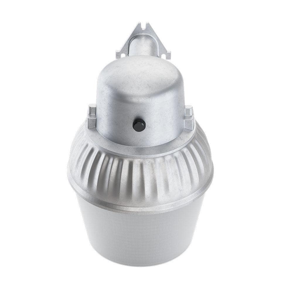Gray Aluminum LED Dusk-to-Dawn Outdoor Wall Light