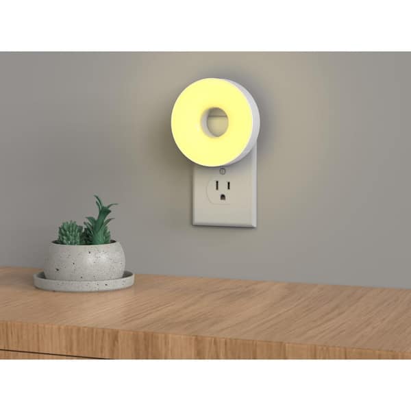 PRIVATE BRAND UNBRANDED 2 in. Plug-In Indoor Square LED Motion