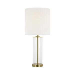 ED Ellen DeGeneres Crafted by Generation Lighting Leigh 30.25 in. Burnished Brass Table Lamp