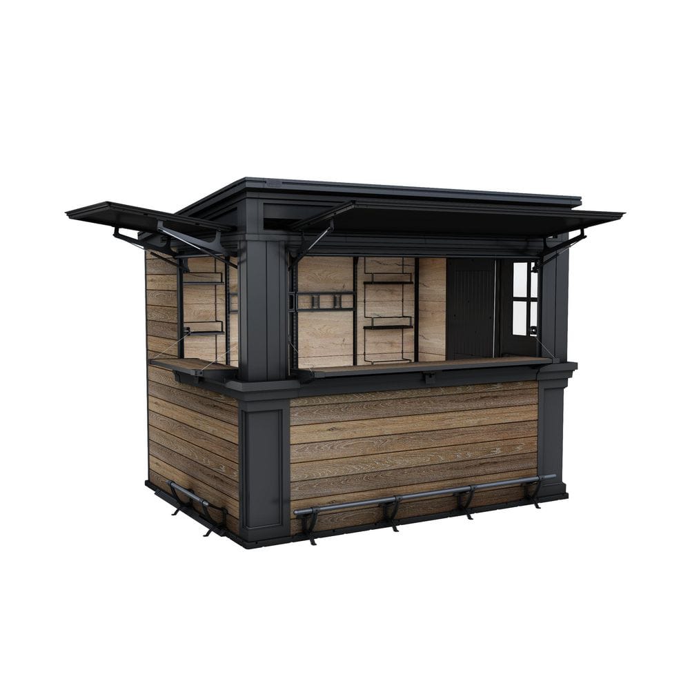 9 ft. W x 7ft. D Resin Walnut Brown Bar Shed price history on PriceWatchPro