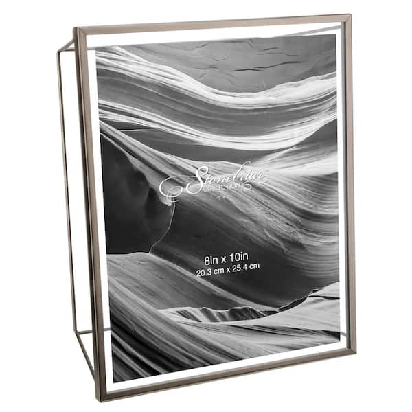 11x14/8x10 Gray Matted Picture Frame