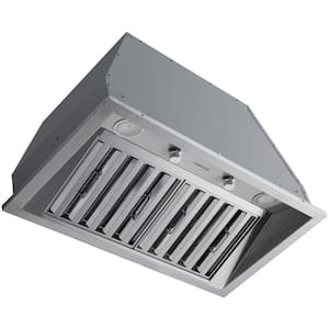 Pro 28 in. 600 CFM Ducted Insert Range Hood in Stainless Steel