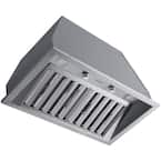 Pro 28 in. 600 CFM Ducted Insert Range Hood with LED Lights in Stainless Steel
