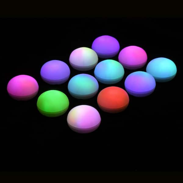 LUMABASE 1.25 in. x .875 in. x 1.25 in. Color Changing Floating Blimp Lights (12- count)
