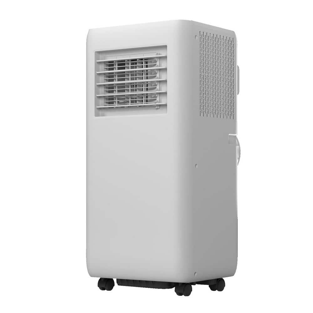 Garvee 10,000 BTU ASHRAE 115-Volt Portable Air Conditioner Cools 450 sq. ft. with Dehumidifier, Timer and Remote in White