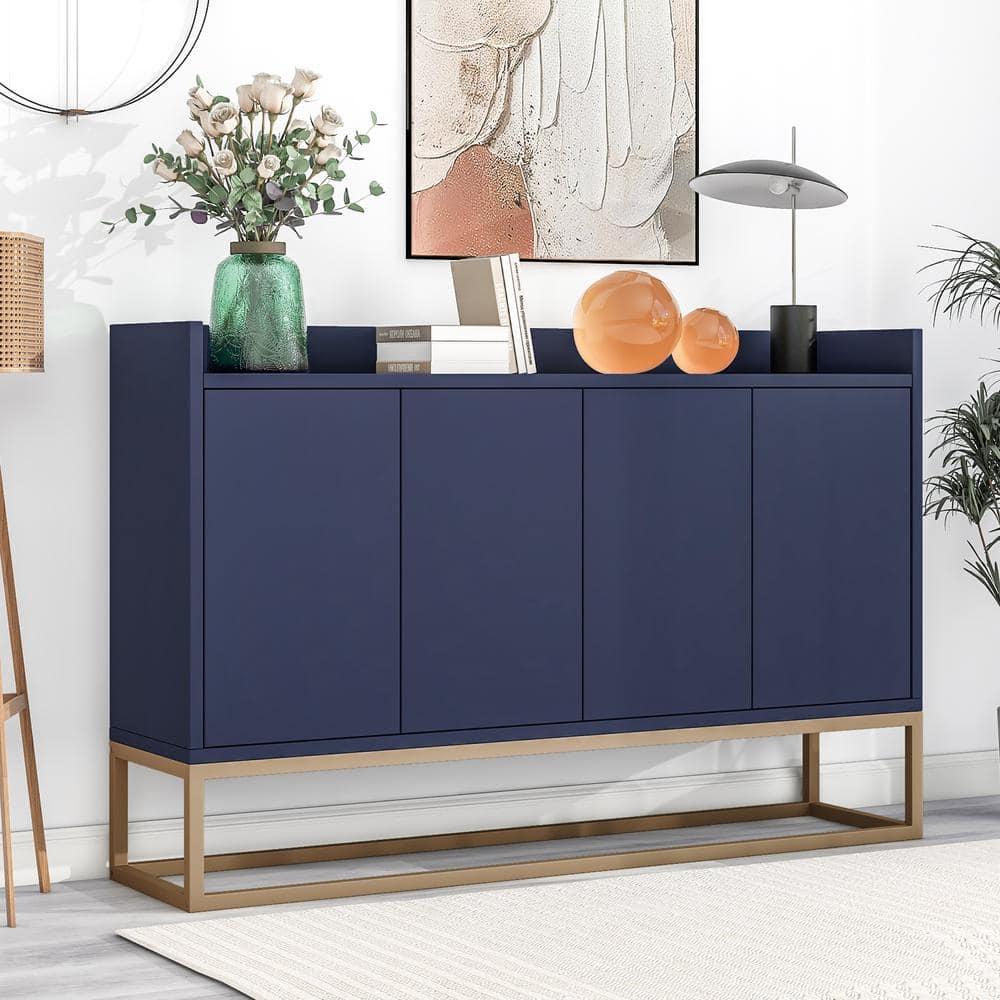 Navy and gold sideboard discount