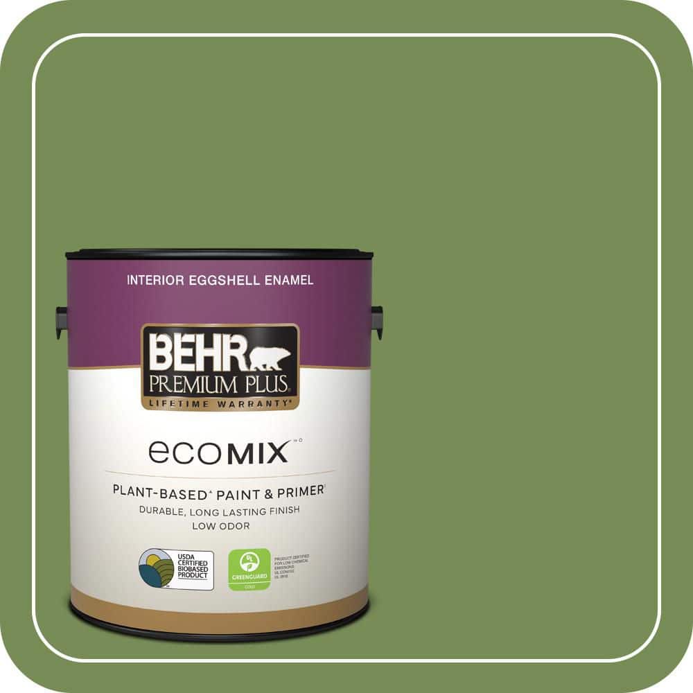 1 gal. #MQ6-52 Lucky Clover Eggshell Enamel EcoMix Plant-Based Interior Paint & Primer price history on PriceWatchPro