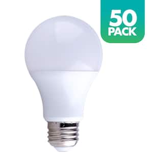 100-Watt Equivalent A19 JA8 Compliant Dimmable LED Light Bulb, 2700K Soft White, 50-pack