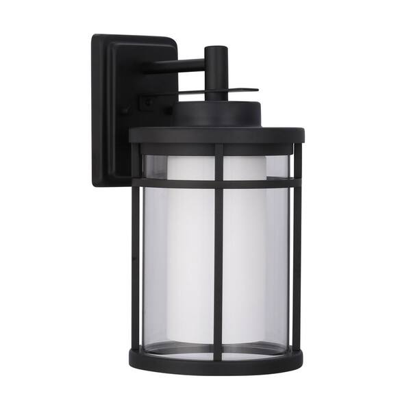 Home Decorators Collection Black Outdoor Led Wall Lantern Sconce Dw7178bk - Home Depot Decorators Collection Outdoor Lighting