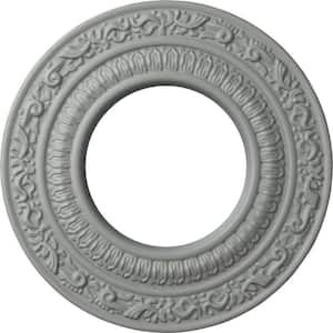 8-1/8" x 4-1/8" I.D. x 1/2" Andrea Urethane Ceiling Medallion (Fits Canopies upto 4-1/8"), Primed White
