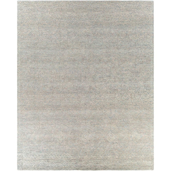 Newcastle Sea Foam 8 ft. x 10 ft. Tribal Indoor Area Rug