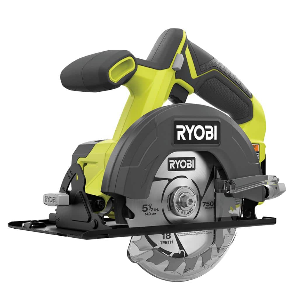 RYOBI ONE+ 18V Cordless 1/2 in. Circular Saw (Tool Only) PCL500B The  Home Depot
