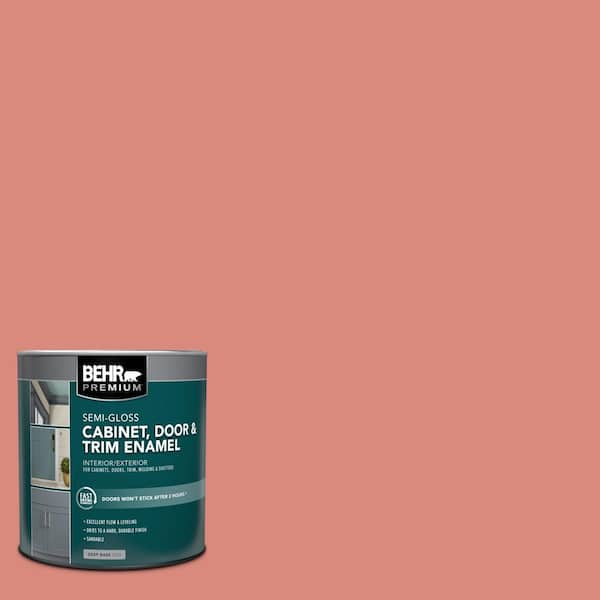1 qt. #M170-5 Indian Sunset Semi-Gloss Enamel Interior/Exterior Cabinet, Door & Trim Paint