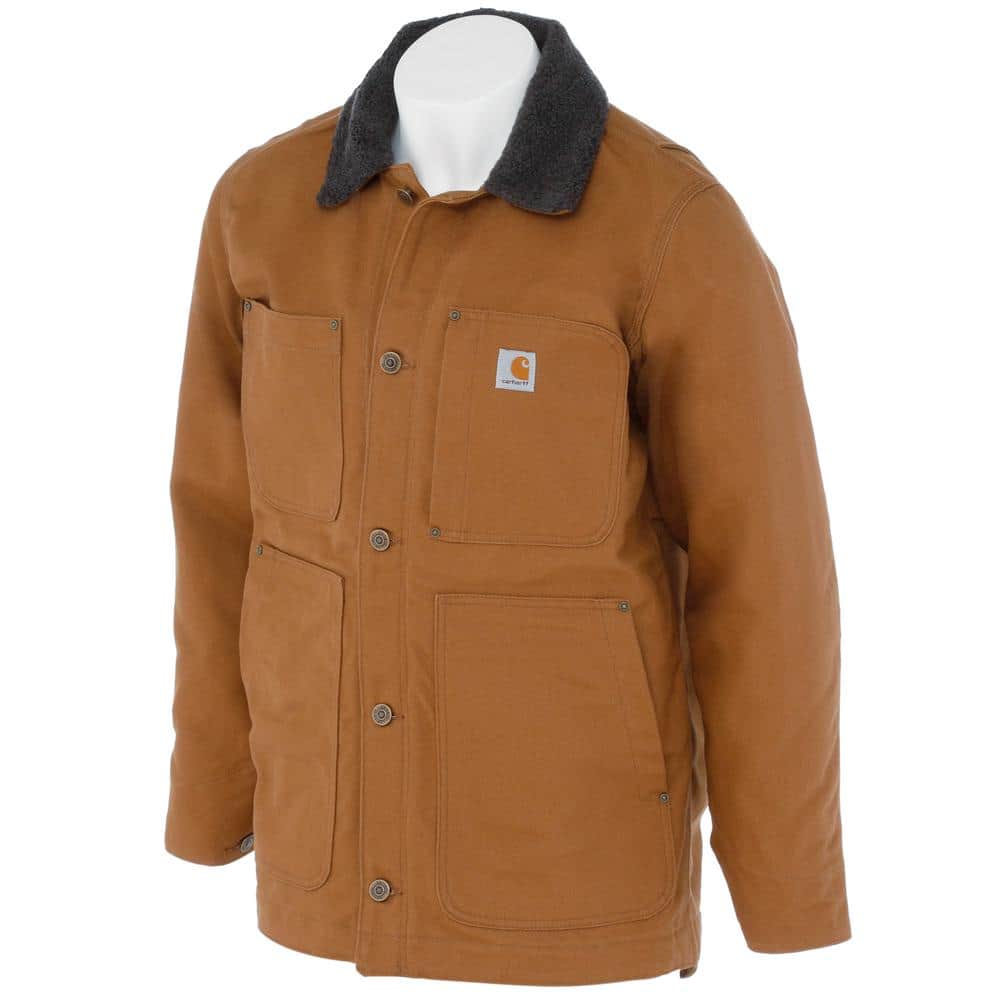 Carhartt Chore Coat ネイビー XL Chore Coat Unisex 5-Pocket Snap-Front Jacket | Scrubs & Beyond