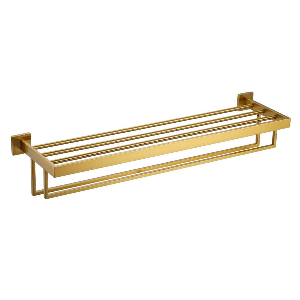 32 in. 2-Towel Holders Wall mounted Towel Rack in Gold price history on PriceWatchPro