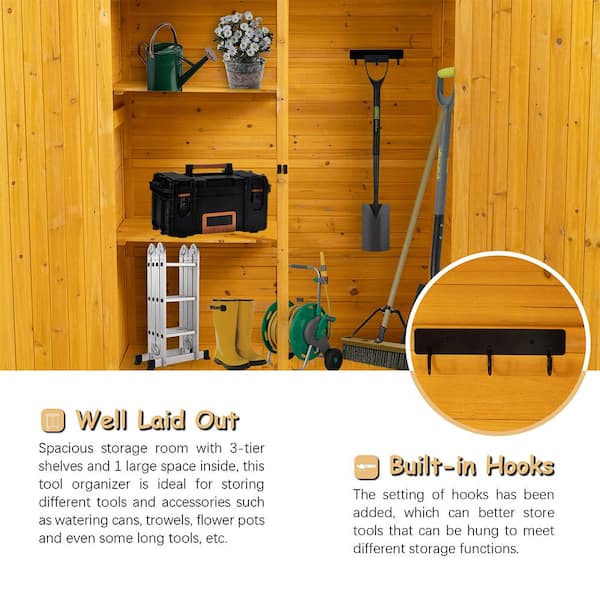 Storage Rack Shelf/Yard Tool Rack - Peak Products (Canada)